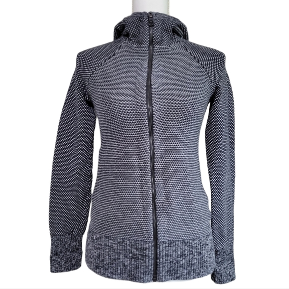 Ivivva by Lululemon Just Cozy Cotton Cardigan Hoodie Scuba - Picture 1 of 7